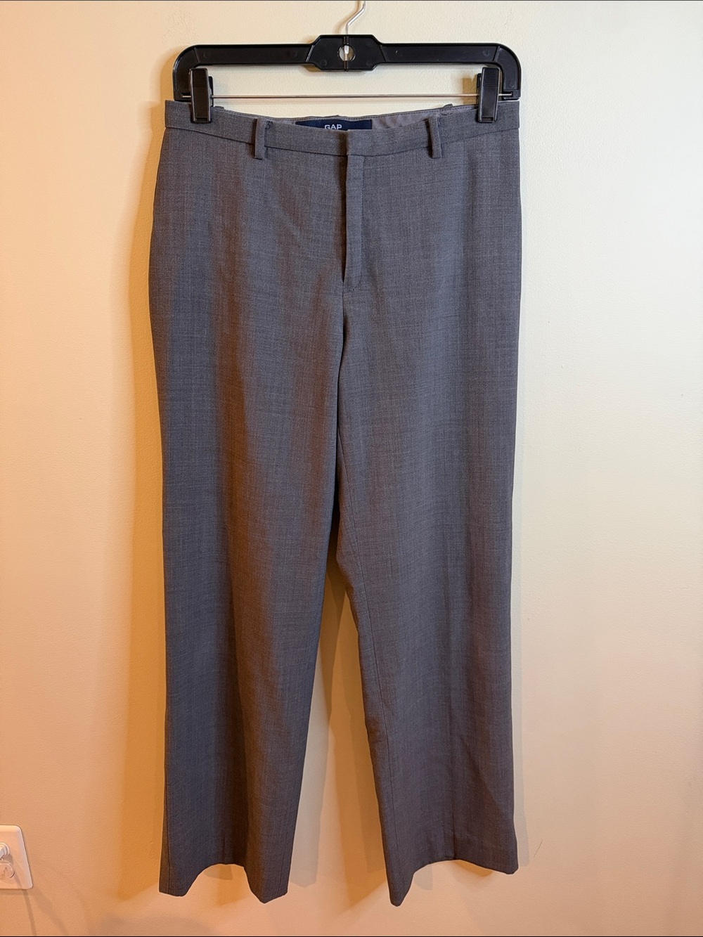 Vintage GAP Wool Blend Charcoal Gray Trousers